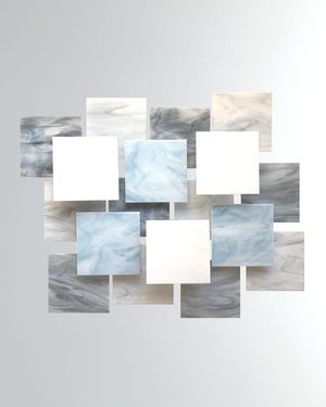 Glacial Glass Wall Sculpture