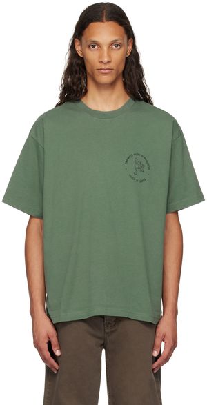 Carhartt Work In Progress Green Stamp T-Shirt
