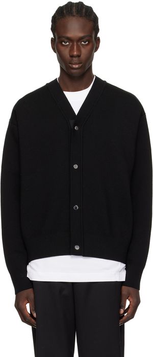 JACQUEMUS Black Les Classiques 'Le cardigan Boutonné' Cardigan