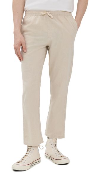 Rhythm Linen Jam Pants Bone 32