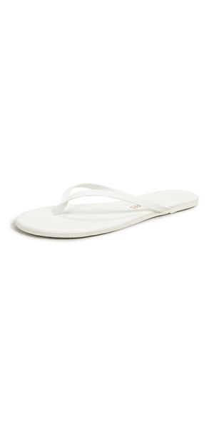 TKEES Solids Flip Flops No. 1 / White 11