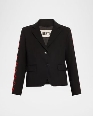 Bisou Redux Single-Breasted Short Jacket
