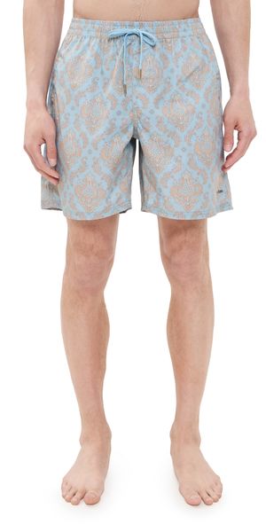 Rhythm Demask Beach Shorts 6.25 Pacific Blue 32