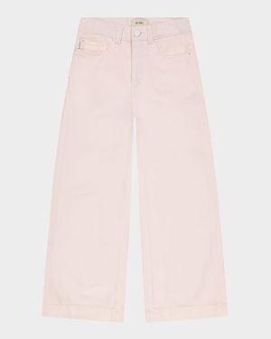 Girl's Lily Wide Leg Jeans, Size 4-6