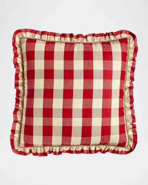 French Country Buffalo Check Euro Sham