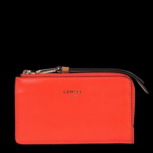 Lancel - Porte-cartes en cuir - Taille Unique - Orange