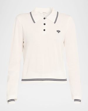 The Long-Sleeve Tennis Polo