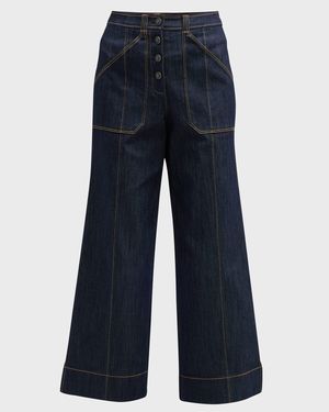 Benji Wide-Leg Denim Pants