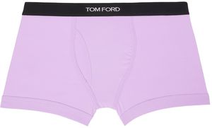 TOM FORD Purple Jacquard Boxers