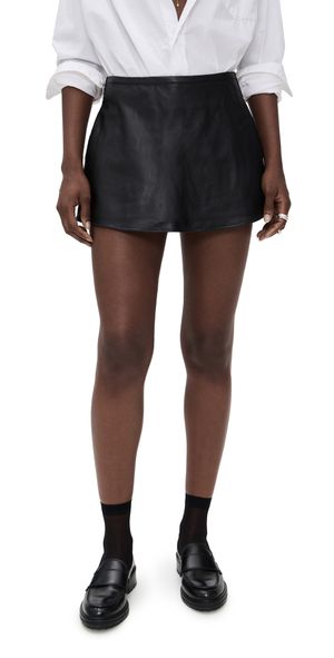 Free People Paradise Found Vegan Skort Black XS