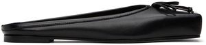 JACQUEMUS Ballerines de style mule noires - Le chouchou
