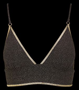 La Nouvelle - Haut de maillot de bain croisé au dos - Taille 4 - Noir