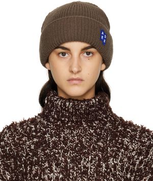 ADER error Brown Logo Beanie