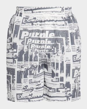 Men's Lyocell Pull-On Shorts