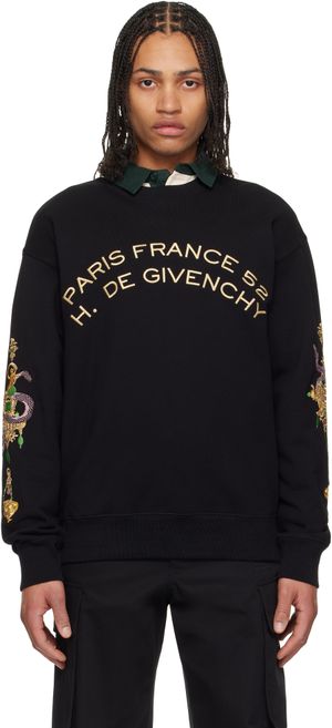 Givenchy Black Boxy Fit Sweatshirt