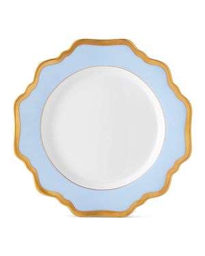 Sky Blue Rimmed Bread & Butter Plate