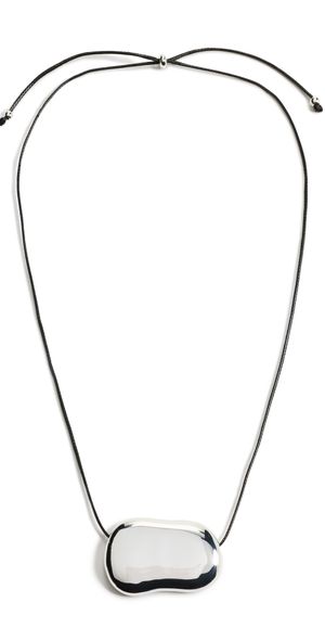 Heaven Mayhem Julia Silver Necklace Silver/Black One Size