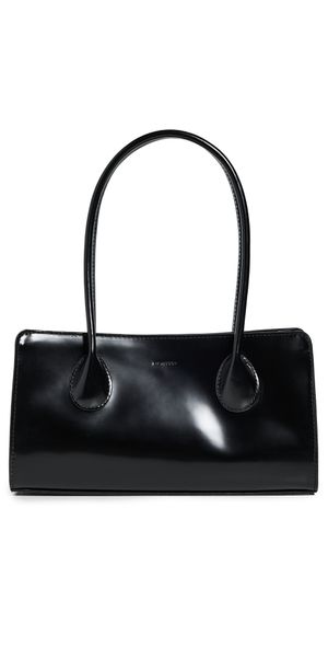 LIÉ STUDIO The Lou Handbag Black Patent Leather One Size