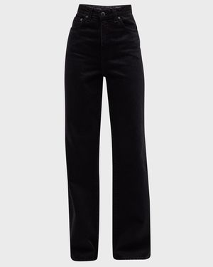 Kora High Rise Wide-Leg Jeans