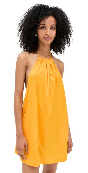 Leset Yoko Halter Mini Dress Sun XL