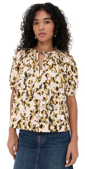 Ulla Johnson Loli Short Sleeve Blouse Mirage 00