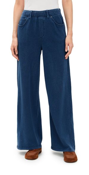 Z Supply Entourage Knit Pants Indigo L