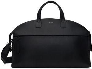 Paul Smith Black Grained Leather Holdall Duffle Bag