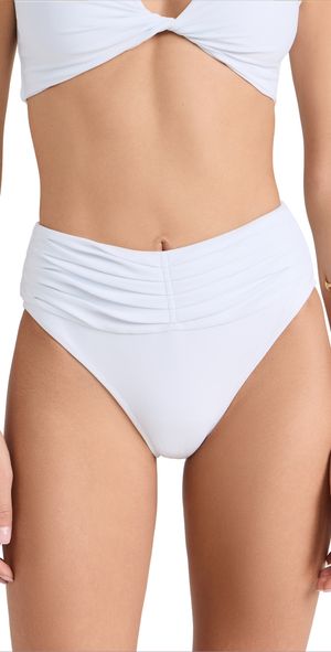 Ramy Brook Ivo Bikini Bottoms White M