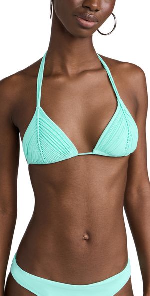 PQ Swim Isla Triangle Bikini Top Seafoam L