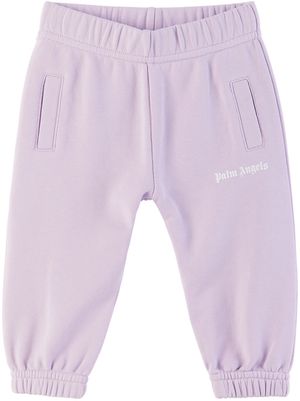 Palm Angels Bébé | Pantalon de détente mauve à logo imprimé