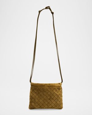 Small Suede Pouch Bag