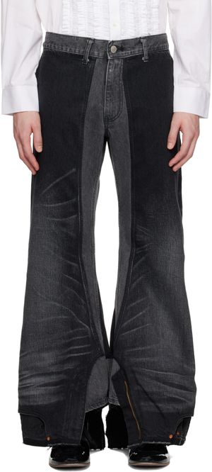 Junya Watanabe Black Levi's Edition Garment Treated W Name Jeans