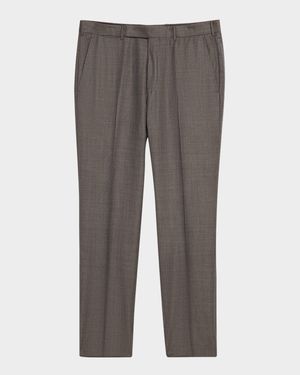 Men's Wool Sharkskin Modern Fit Trousers