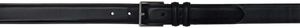 Paul Smith Black Leather Double Keeper Classic Suit Belt
