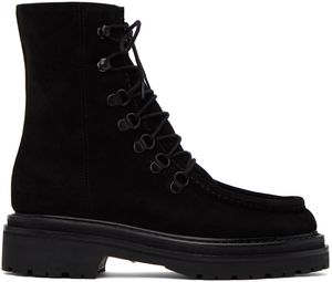 Legres Black College Boots