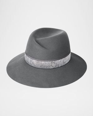 Virginie Fairy Dust Wool Felt Fedora Hat