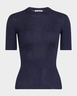 Short-Sleeve Rib T-Shirt