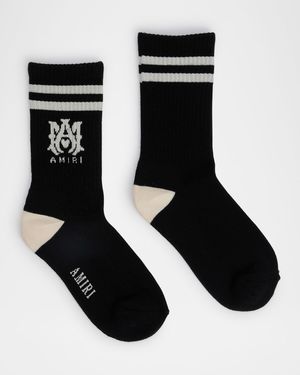 Kid's MA Stripe Crew Socks, Size S-L