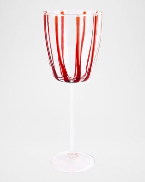 Nuovo Stripe Wine Glass