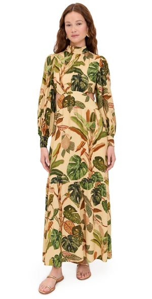 Dress To Cropped Forest Print Dress Forest Print L