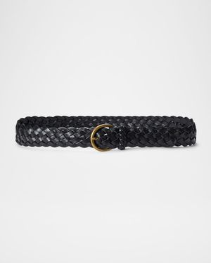 Braided Leather Belt