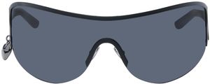 Acne Studios Black Metal Frame Sunglasses