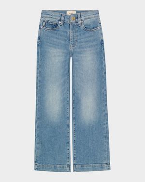 Girl's Lily Wide Leg Jeans, Size 3-6