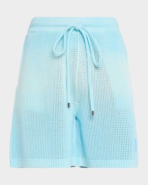 Men's Cotton Knit Drawstring Shorts