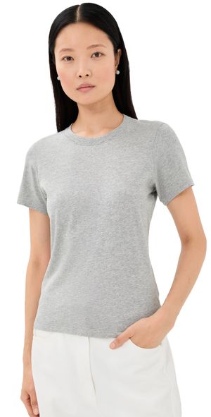 SPRWMN Baby Tee Heathered Grey XS