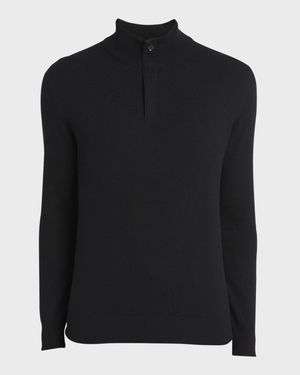 Men's Cashmere Quarter-Zip Sweater