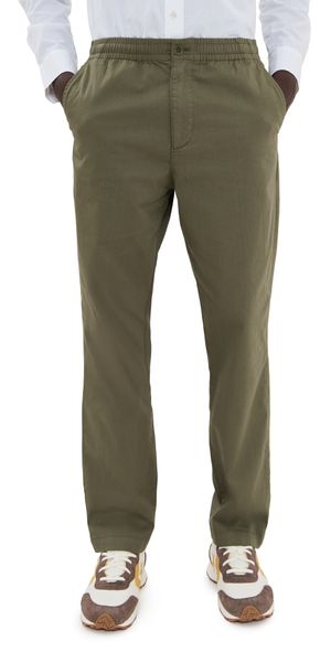 Lacoste Regular Fit Pull On Chinos Olive L