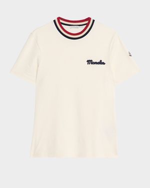 Men's Jersey Stripe-Ribbed Crewneck T-Shirt