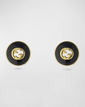 Interlocking G Stud Earrings, 12mm
