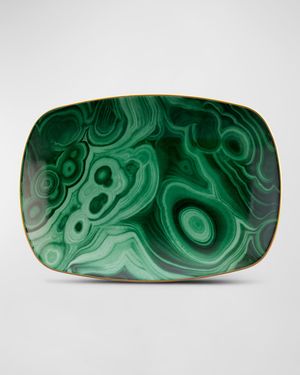 Malachite Rectangular Tray
